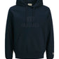 JACK&JONES JORFREDERIKSBERG MONOGRAM SWEAT BLAUW
