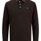 JACK&JONES JPRBLUALVES LS POLO PLS KLEUR HOT FUDGE
