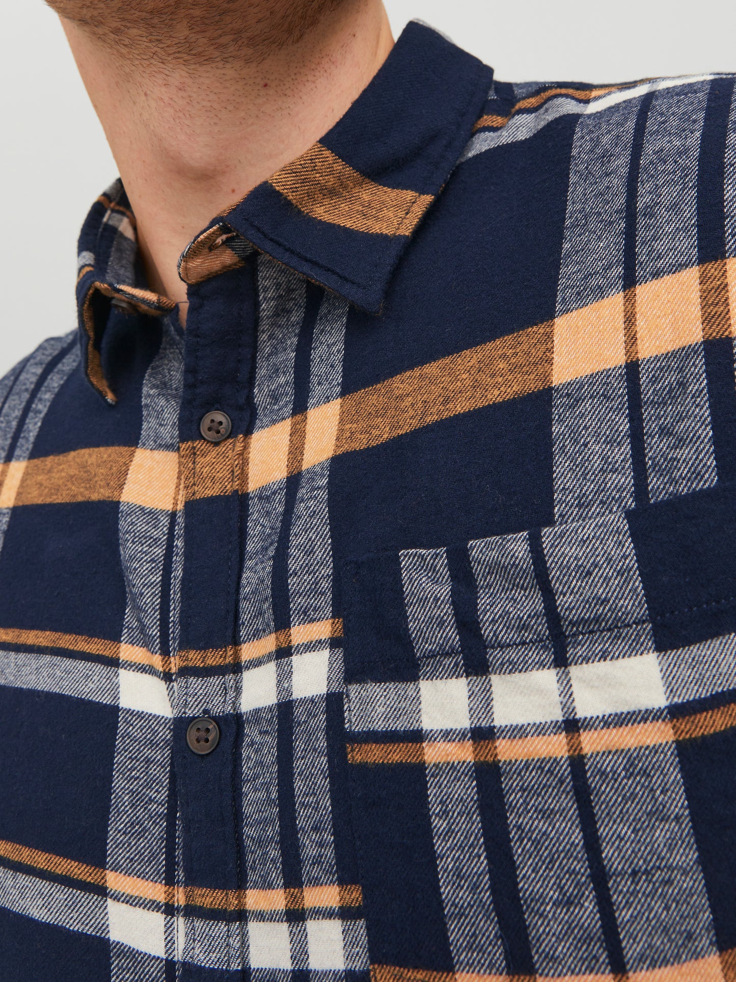 JACK&JONES  JOROWEN CHECK COMFORT SHIRT CBO PLS