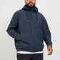JACK&JONES  JJEBASIC SOFTSHELL HOOD NOOS PLS BLAUW
