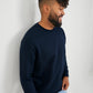 JACK&JONES  JJEBRADLEY SWEAT CREW NOOS BLAUW