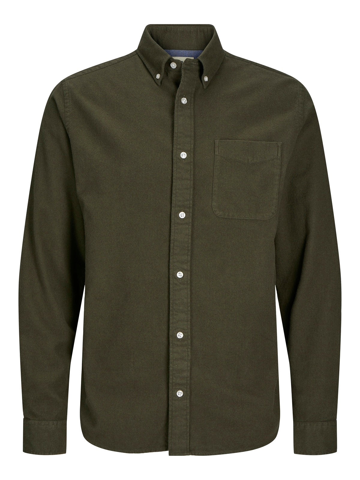 JACK&JONES  JPRBLUNORRIS FLANNEL LS SHIRT BF PLS GROEN