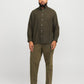 JACK&JONES  JPRBLUNORRIS FLANNEL LS SHIRT BF PLS GROEN