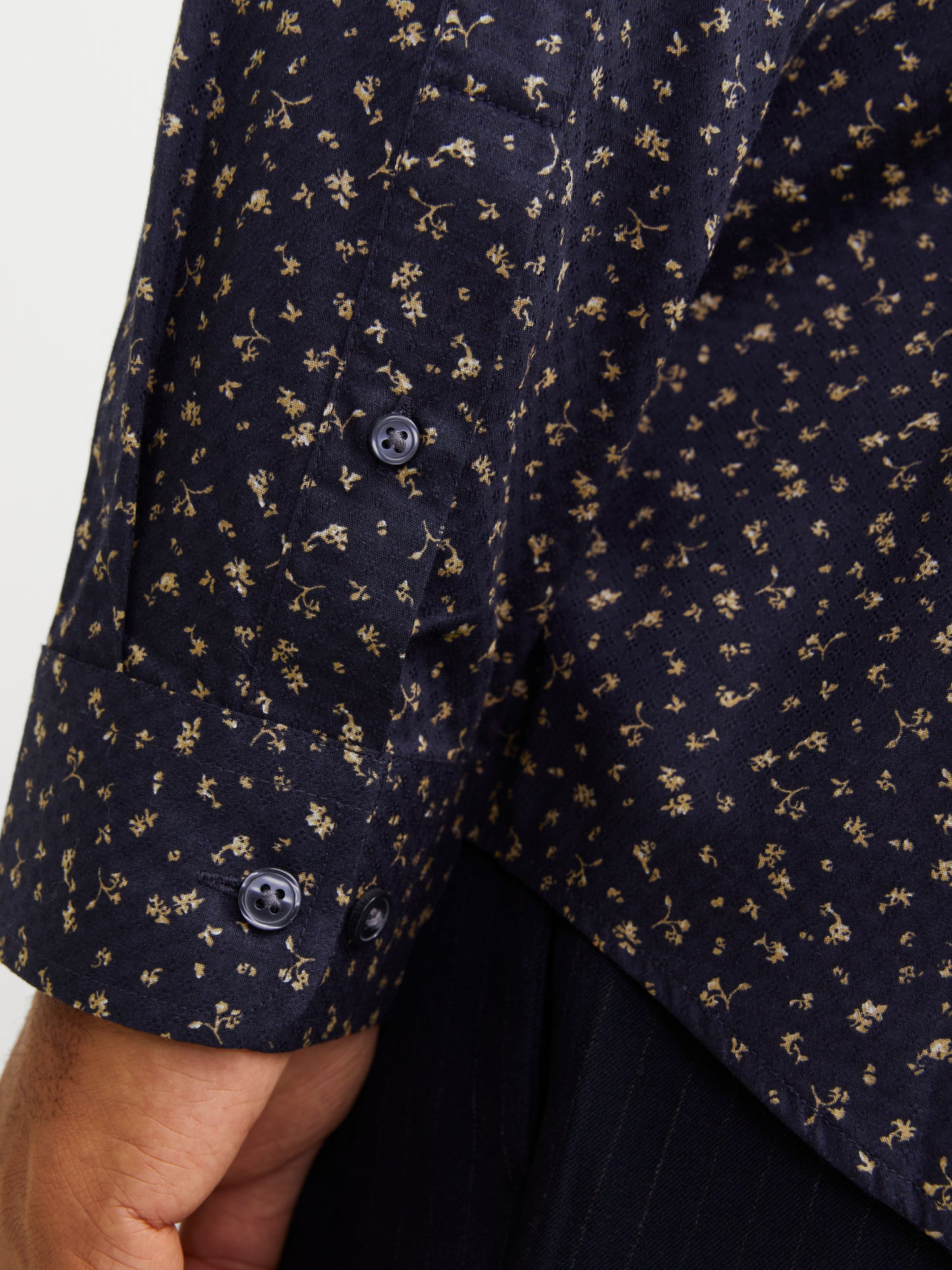 JPRBLALEEDS PRINT STRUCTURE SHIRT PLS