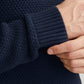 JOREATON KNIT CREW NECK BF PLS BLAUW