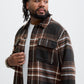 JACK&JONES JJEBRADLEY OLLIE OVERSHIRT LS NOOS BRUIN