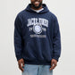 JACK&JONES  JJMAKO SWEAT HOOD PLS BLAUW