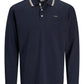 JACK&JONES JPRBLUALVES LS POLO PLS BLAUW