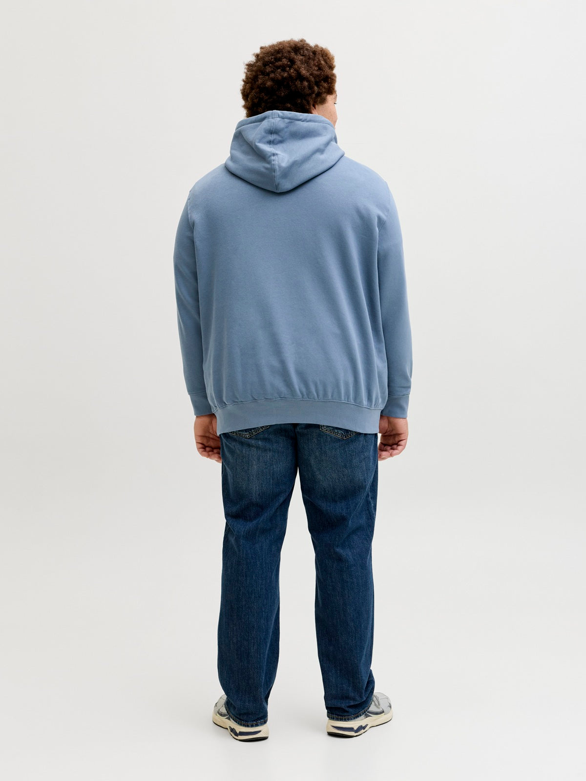 JACK&JONES  JJESTAR JJ SWEAT HOOD NOOS BLUE MIRAGE