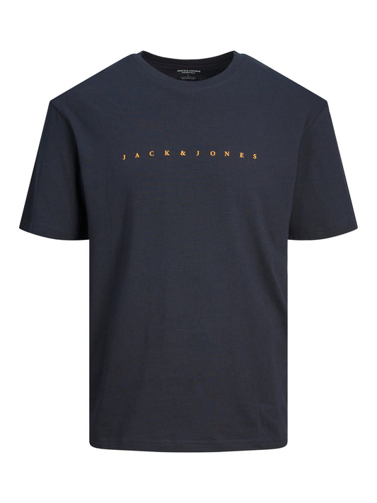 JACK&JONES  JJESTAR JJ TEE SS NOOS BLAUW