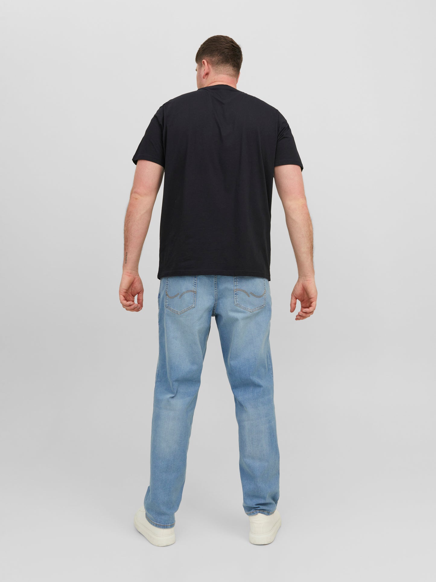 JACK&JONES  JJESTAR JJ TEE SS NOOS ZWART