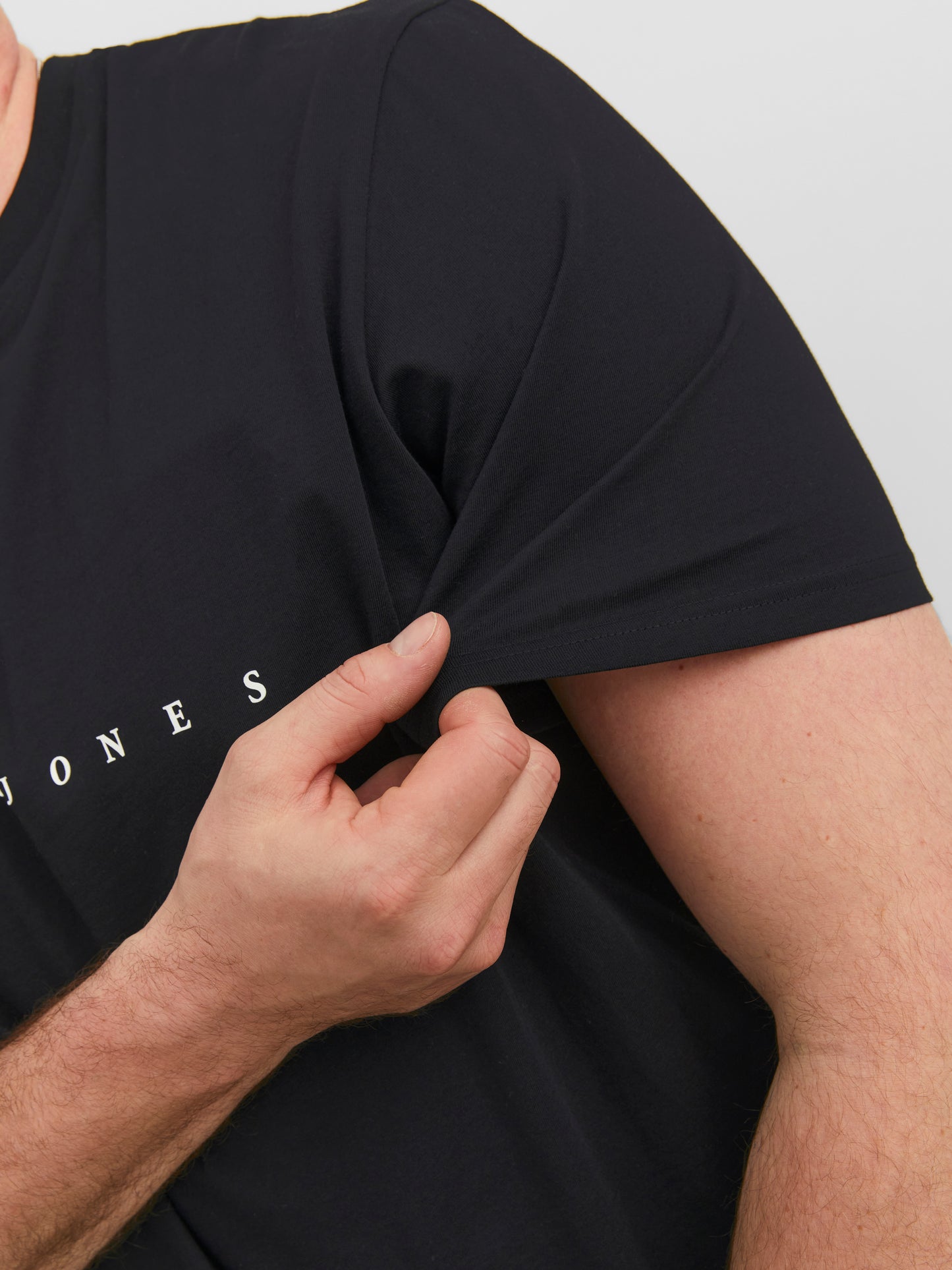 JACK&JONES  JJESTAR JJ TEE SS NOOS ZWART