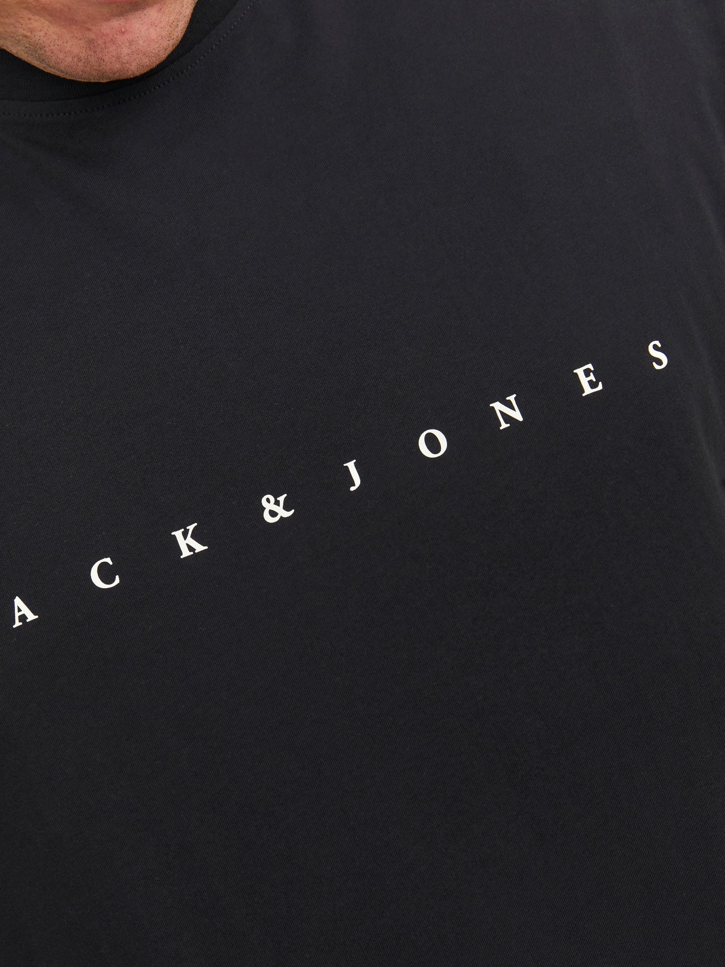 JACK&JONES  JJESTAR JJ TEE SS NOOS ZWART