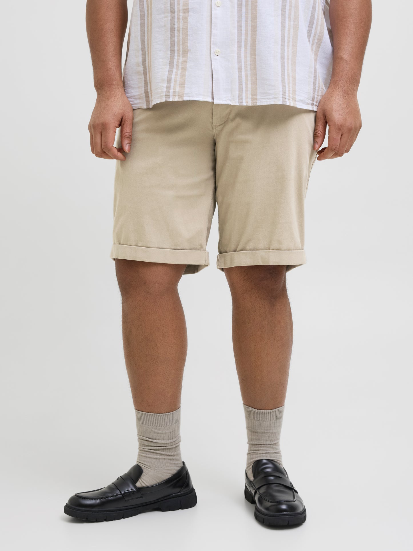 JACK&JONES  JPSTDAVE JJCHINO SHORTS SN AKM PLS KLEUR CROCKERY