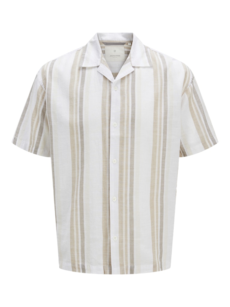 Jack & Jones PLUS JPRCCSUMMER STRIPE RESORT S/S SHIR PLS