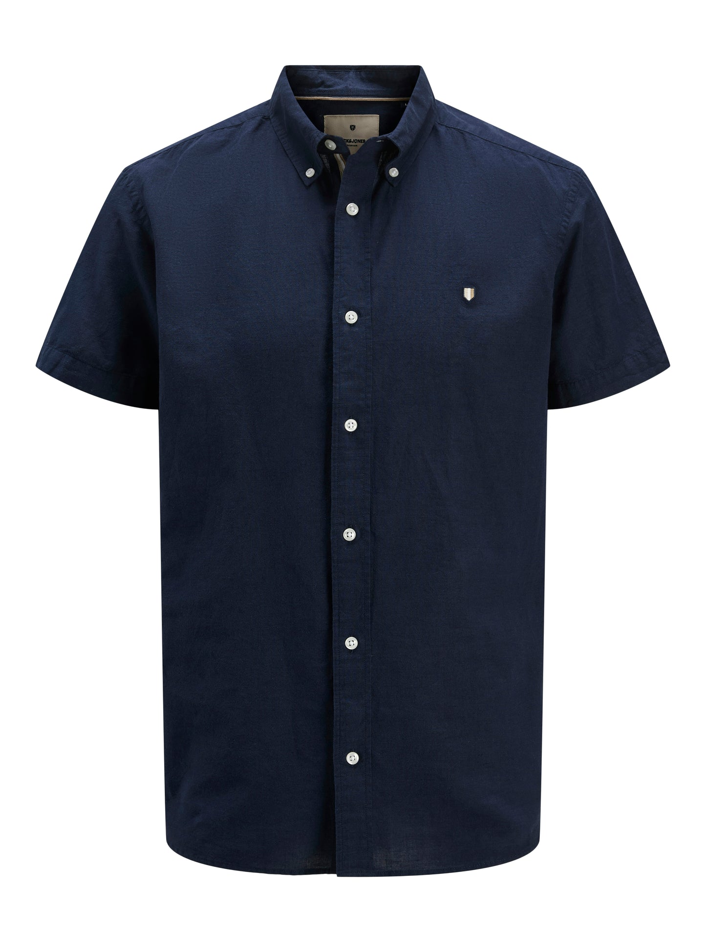 JACK&JONES  JPRBLUSUMMER SHIELD S/S SHIRT BLAUW