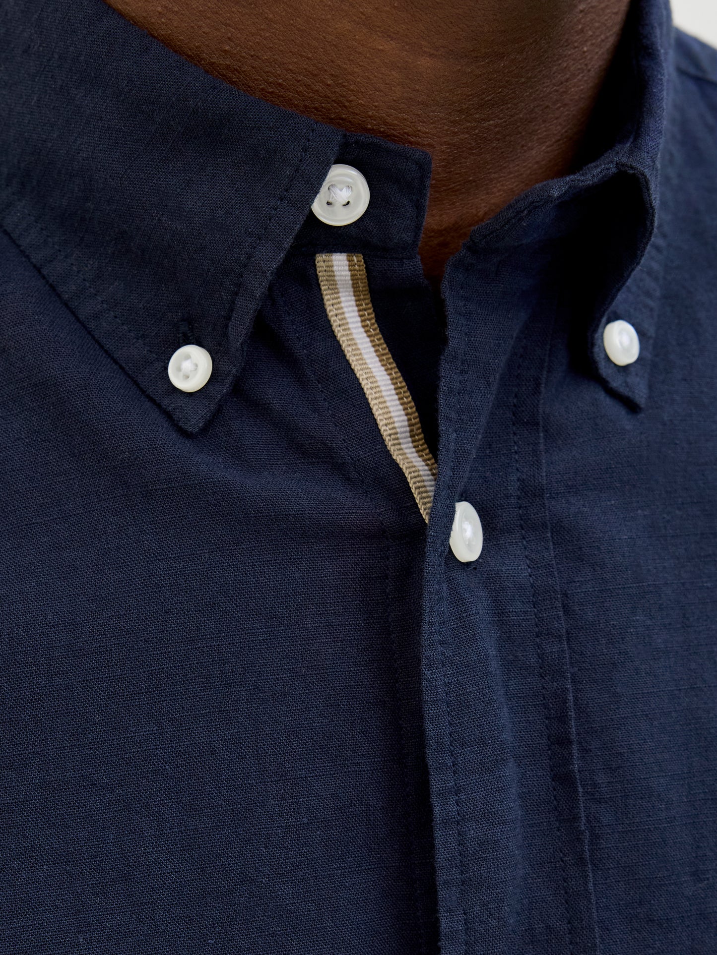 JACK&JONES  JPRBLUSUMMER SHIELD S/S SHIRT BLAUW