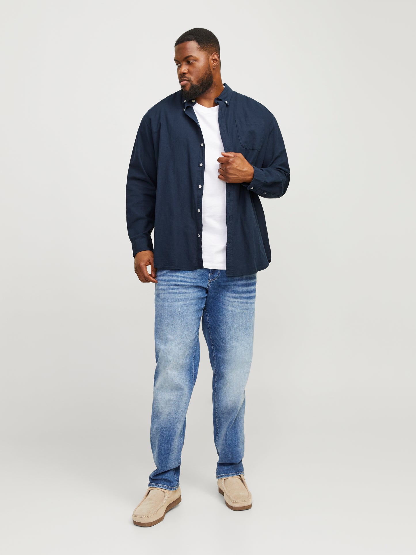 JACK&JONES JJEOXFORD SHIRT L/S