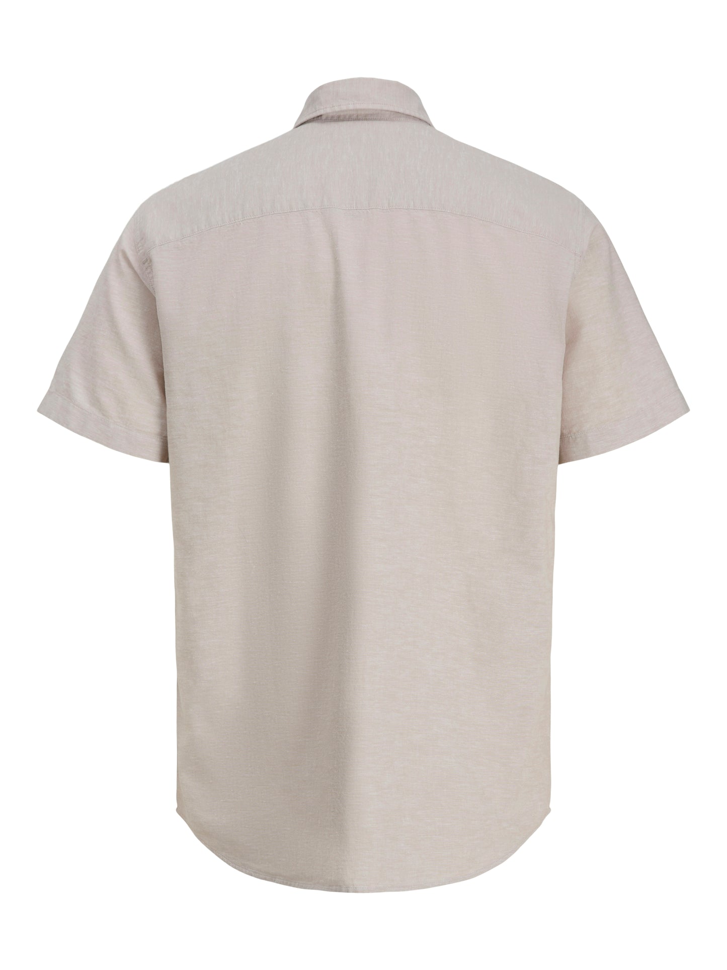 JACK&JONES PLUS JJEBREEZE LINEN BLEND SHIRT SS SN PLS KLEUR STRING