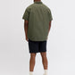 JACK&JONES PLUS JJEBREEZE LINEN BLEND SHIRT SS SN PLS OLIVE GREEN