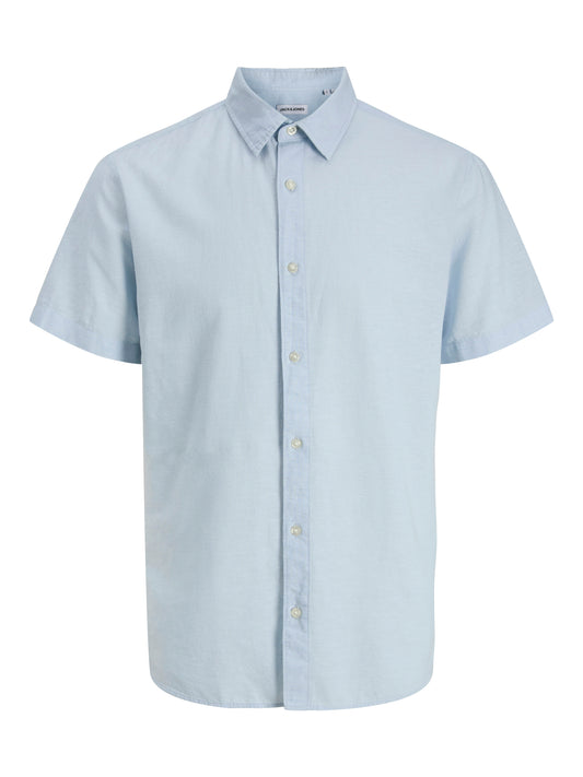 Jack & Jones PLUS JJEBREEZE LINEN BLEND SHIRT SS SN PLS