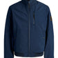 JACK&JONES  JJEPARKER SOFTSHELL COLLAR BOMBER SN PLS BLAUW