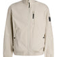 JACK&JONES  JJEPARKER SOFTSHELL COLLAR BOMBER SN PLS WIT/BEIGE