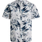 JACK&JONES  JJHONOLULU AOP SHIRT SS PLS CLOUD DANCER