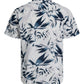 JACK&JONES  JJHONOLULU AOP SHIRT SS PLS CLOUD DANCER