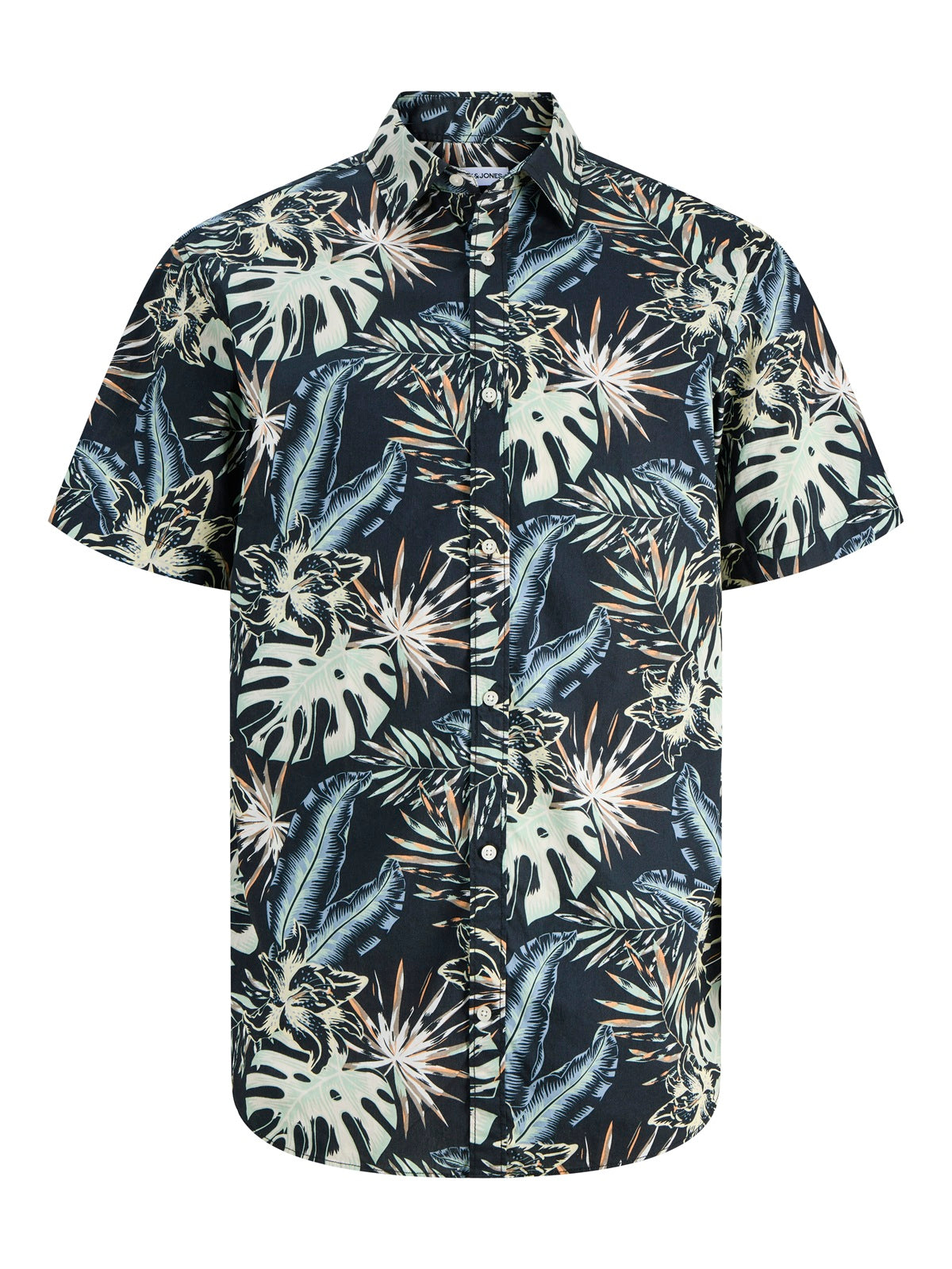 JACK&JONES  JJHONOLULU AOP TEE SS CREW NECK PLS