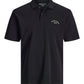 JACK&JONES JJCOLLEGE LOGO POLO SS PLS BLACK