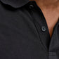 JACK&JONES JJCOLLEGE LOGO POLO SS PLS BLACK