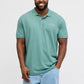 JACK&JONES JJCOLLEGE LOGO POLO SS PLS MINERAL BLUE
