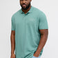 JACK&JONES JJCOLLEGE LOGO POLO SS PLS MINERAL BLUE