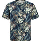 JACK&JONES  JJHONOLULU AOP TEE SS CREW NECK PLS NAVY BLAZER