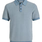 JACK&JONES  JPRBLUKINGSLEY KNIT POLO SS PLS  Ashley Blue