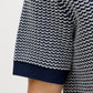 JACK&JONES  JPRBLUKINGSLEY KNIT POLO SS PLS  SKY CAPTAIN