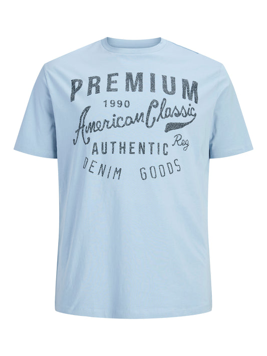 JACK&JONES  JPRBLUALEX SS TEE FST PLS  Ashley Blue