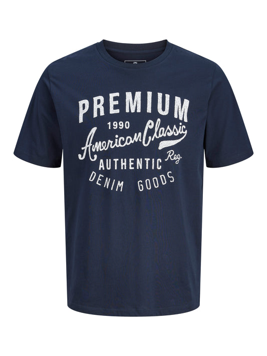 JACK&JONES  JPRBLUALEX SS TEE FST PLS  Sky Captain