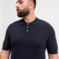 JACK&JONES  JPRBLAWILLIAM STRUCTURE KNIT POLO PLS BLAUW