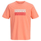 JACK&JONES  JCOFUSION DOTS PRINT TEE SS CN PLS