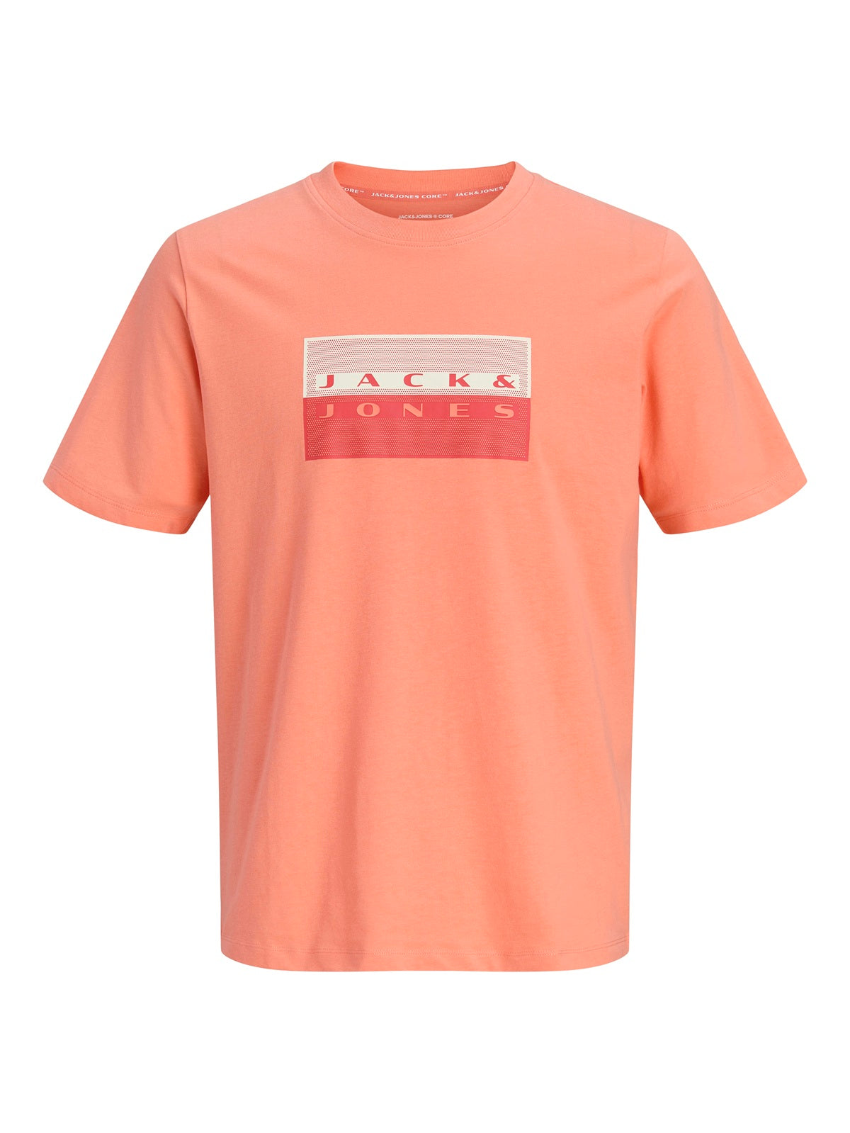 JACK&JONES  JCOFUSION DOTS PRINT TEE SS CN PLS