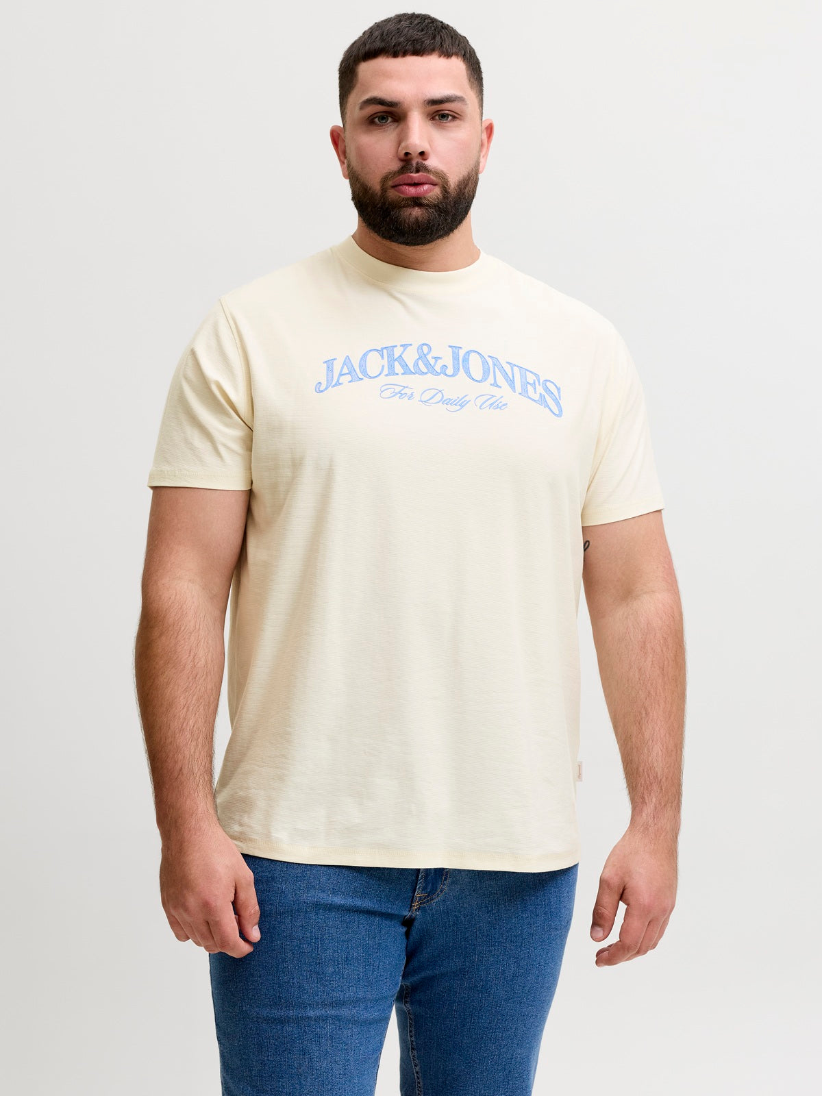 JACK&JONES   JORCASSIS BRANDING TEE SS CREW NECK PLS