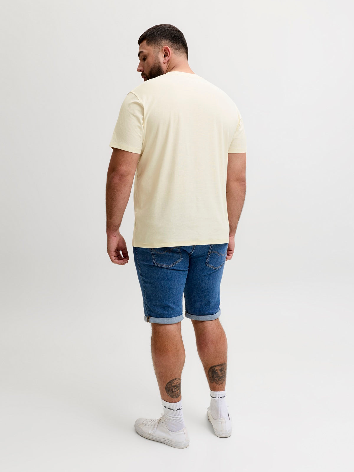 JACK&JONES   JORCASSIS BRANDING TEE SS CREW NECK PLS