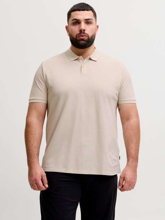 JACK&JONES  JPRBLAWESTON SS POLO PLS CREME