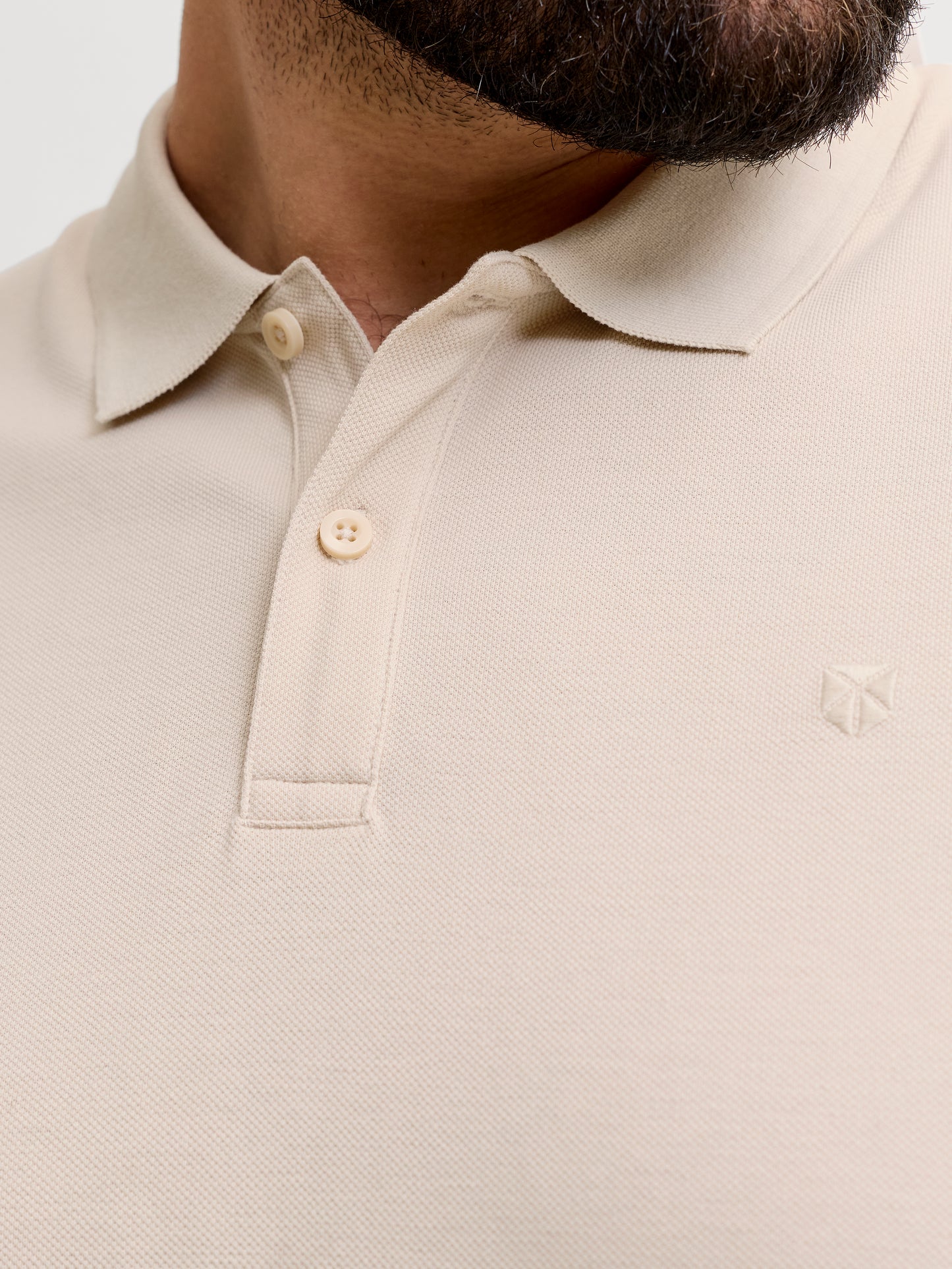 JACK&JONES  JPRBLAWESTON SS POLO PLS CREME