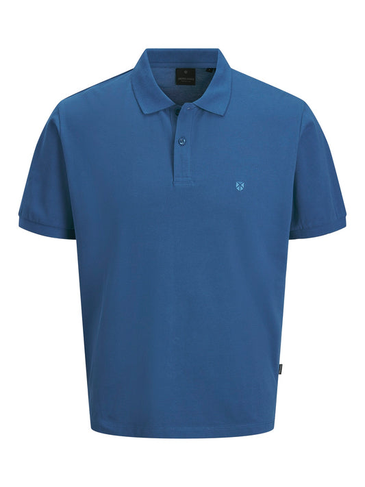JACK&JONES  JPRBLAWESTON SS POLO PLS DEJA VU BLUE