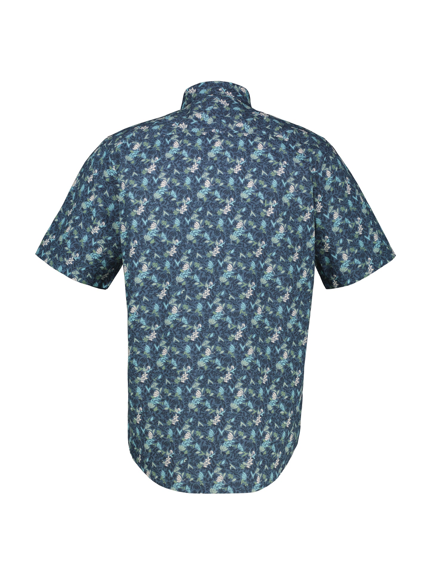 Lerros Overhemd Korte mouw Kleur Blauw