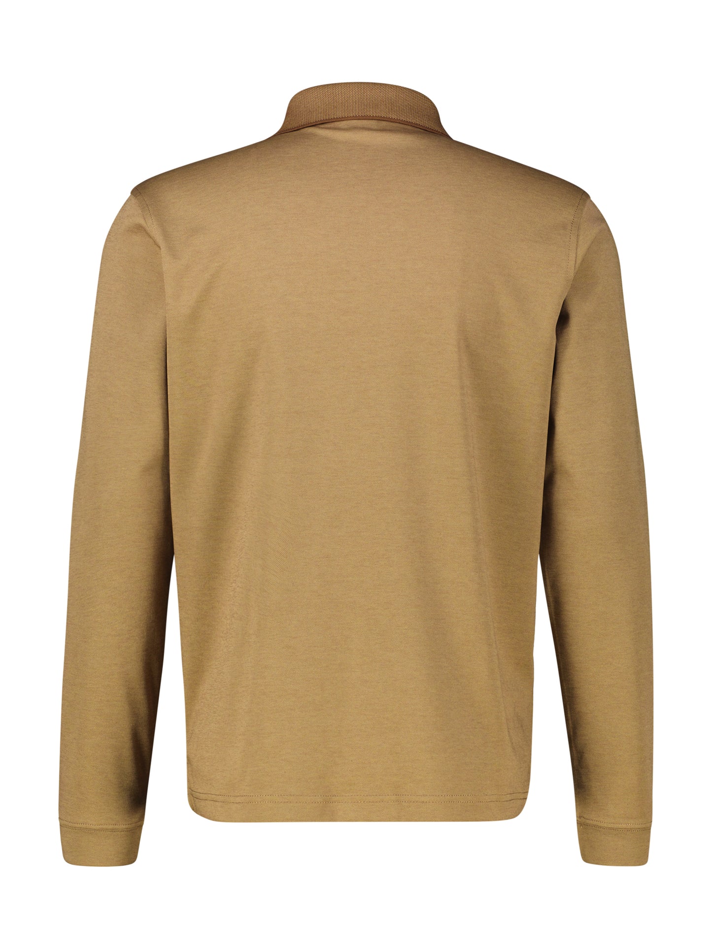 Lerros Polo Lange mouw Kleur Light Coffee