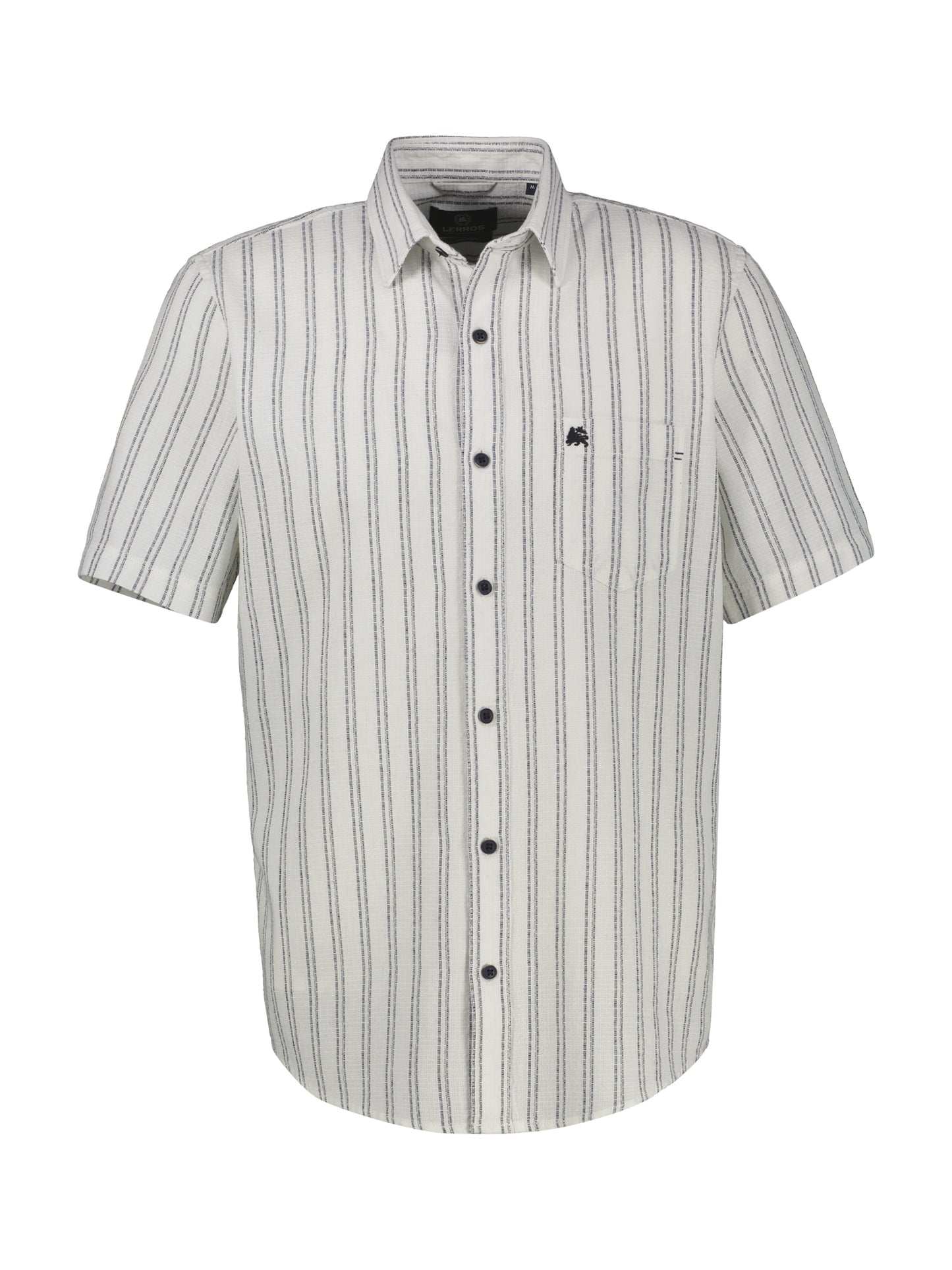 Lerros Overhemd Korte mouw Kleur Broken White